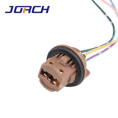 Endoll de bombeta T20 7443 de cotxe de 3 pins Endoll de bombeta de fre de direcció de cotxe japonès Endoll d'un sol cable