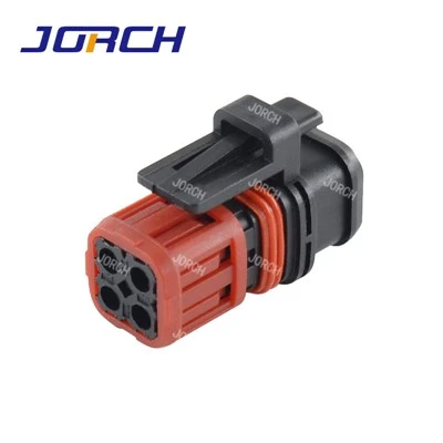 Connector elèctric de cable impermeable femella de 4 pins per a 1337352-1 endoll d'injector de combustible d'excavadora excavadora
